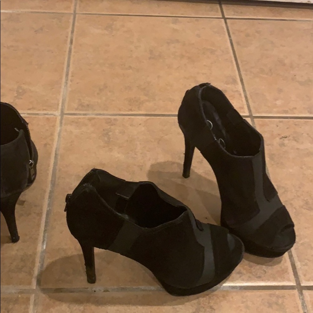 Booties open toes